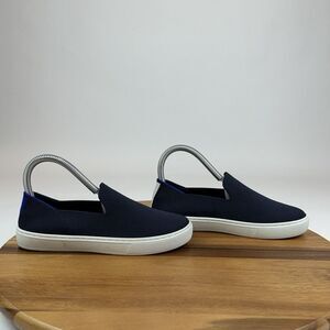 Big Kids Rothys The Original Slip On Navy‎ Blue Casual Sneakers Shoes Size 3 Y
